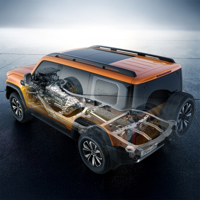 BAIC Beijing BJ40 PRO, 4WD, 234 CP, Off-Road SUV, 2.0 Turbo, Mild Hybrid 